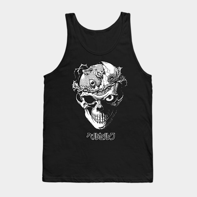 DEATH SKULL Tank Top by luxeclothing